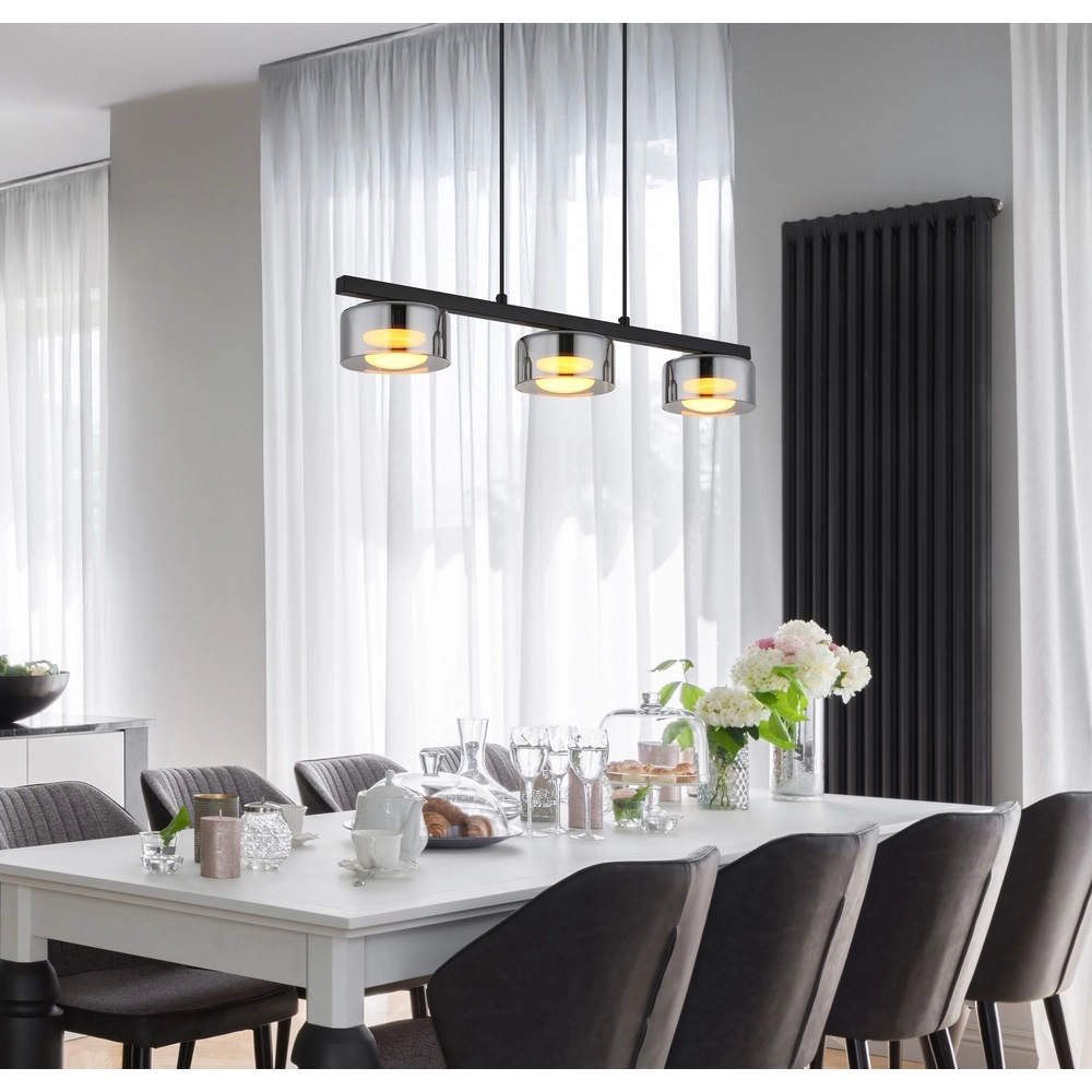 Design pendant lamp Higgins Black Globo 9007371533817