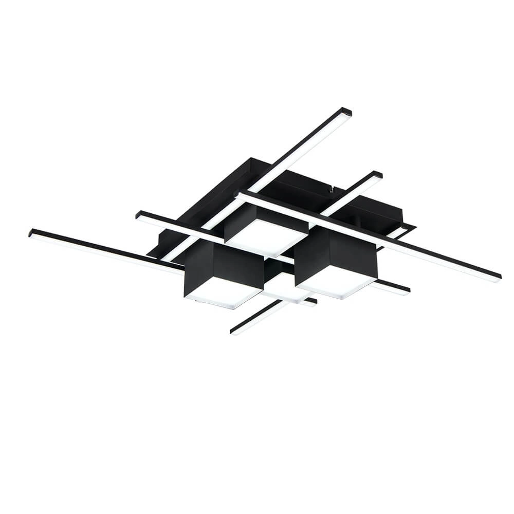 Design ceiling lamp Roger black Trio 4017807640106