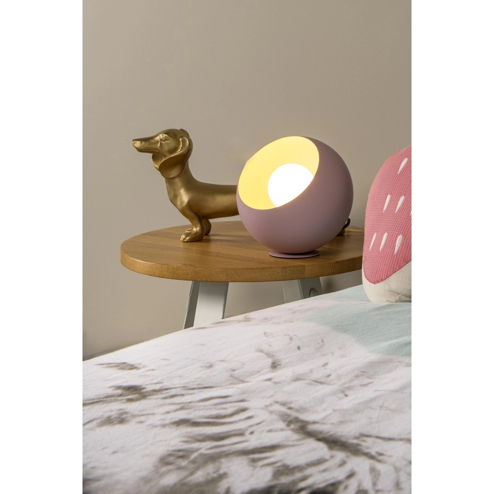 Table lamp Doredos Ø 20cm pink Lucide 5411212510051