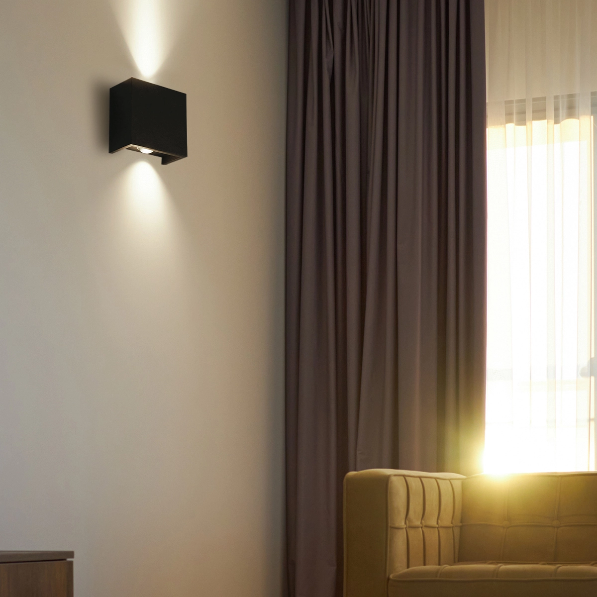 Design wall lamp Sloane Black Lyora 5053423317380
