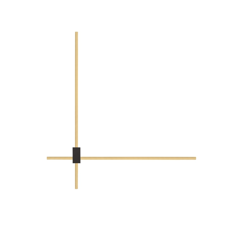 Sleek wall lamp Peak gold Lyora 5212017473714