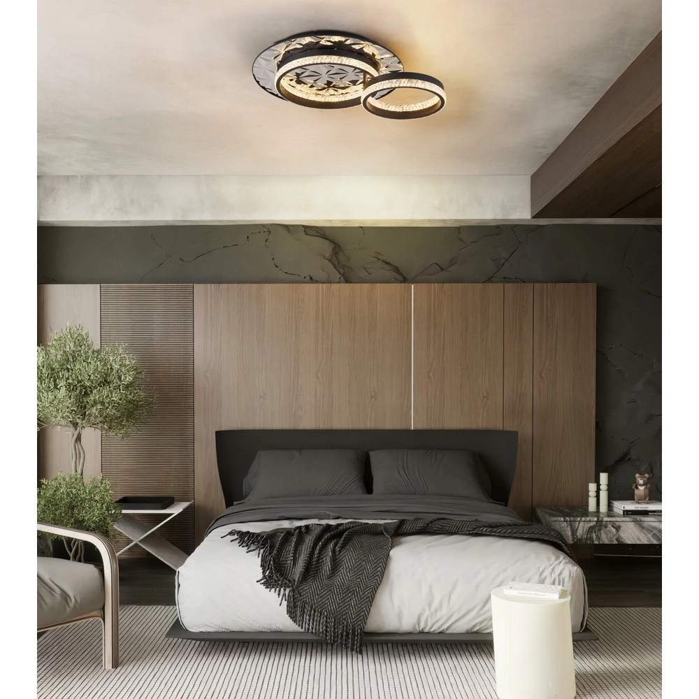 Design ceiling lamp Della Ii Black Globo 9007371578191