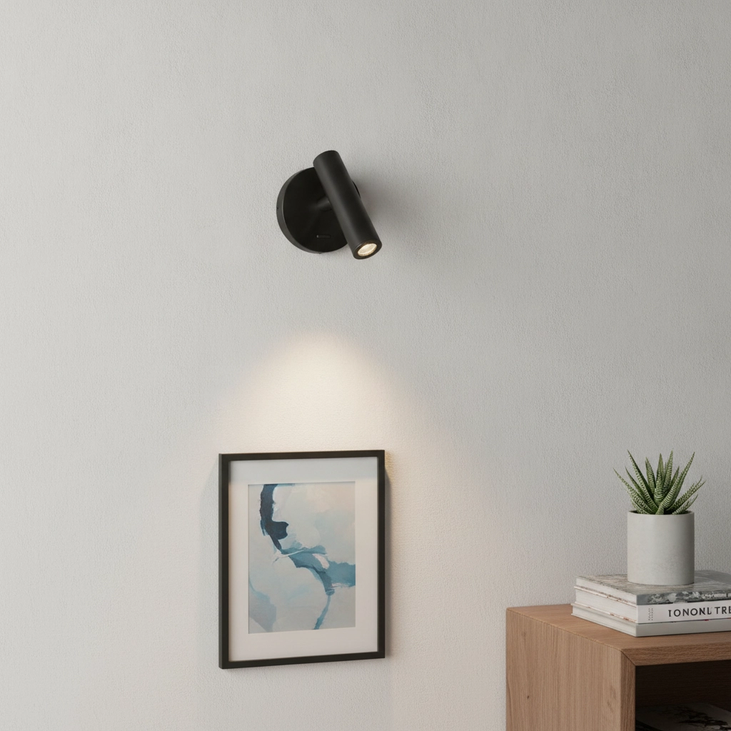 Wall spotlight Laredo black