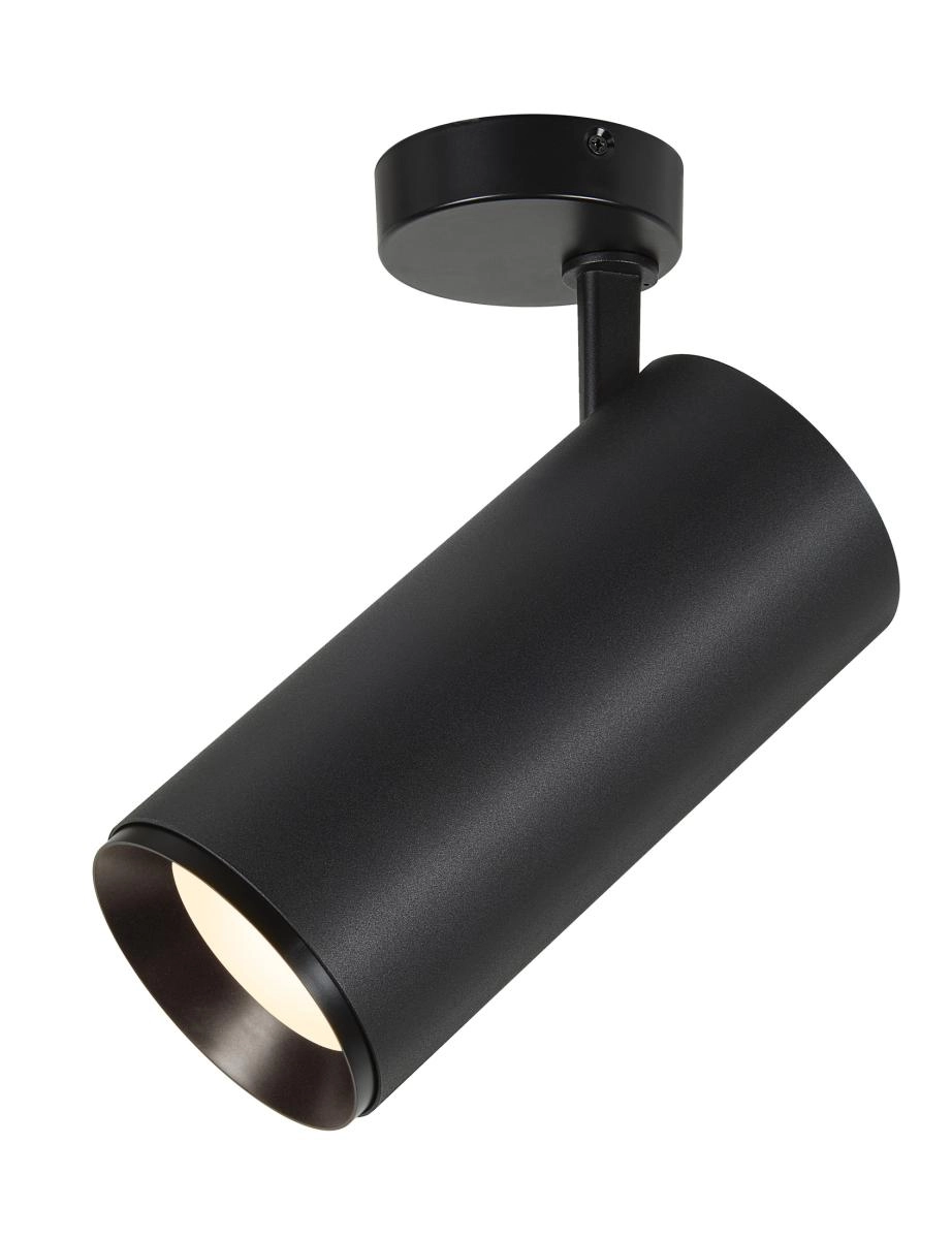 Surface-mounted spot Numinos XL Dali black 4000K - 24deg