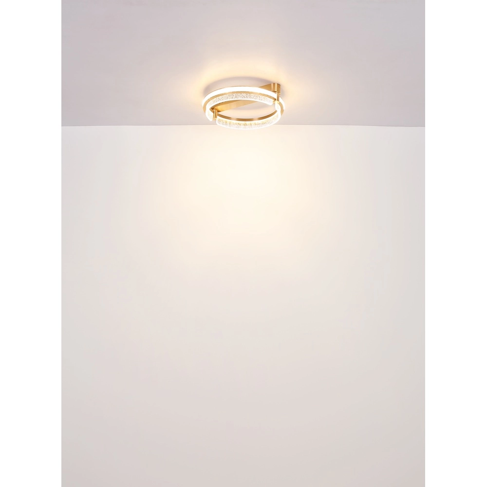 Pendant lamp Blondie Ø 40cm gold Globo 9007371449460
