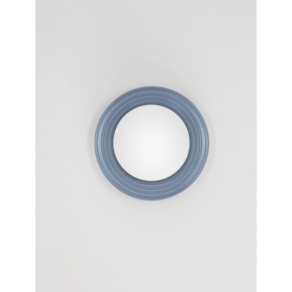 Wall lamp Orbique light blue Ø 22cm Lyora 5212017483867