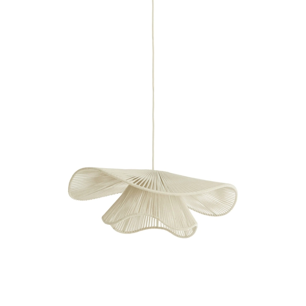 Japandi pendant lamp Elcka Ø 60cm
