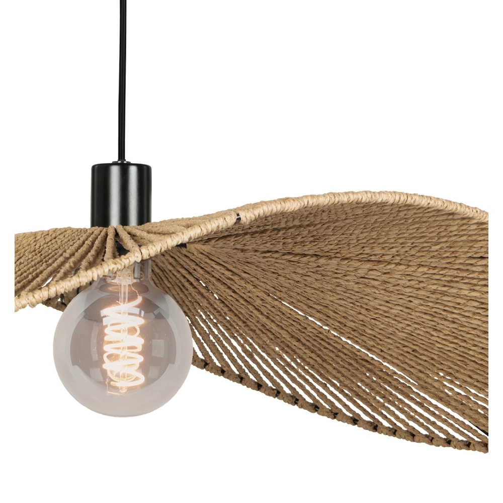 Rattan pendant lamp Siruela 80cm - 1x E27 Eglo 9002759319922