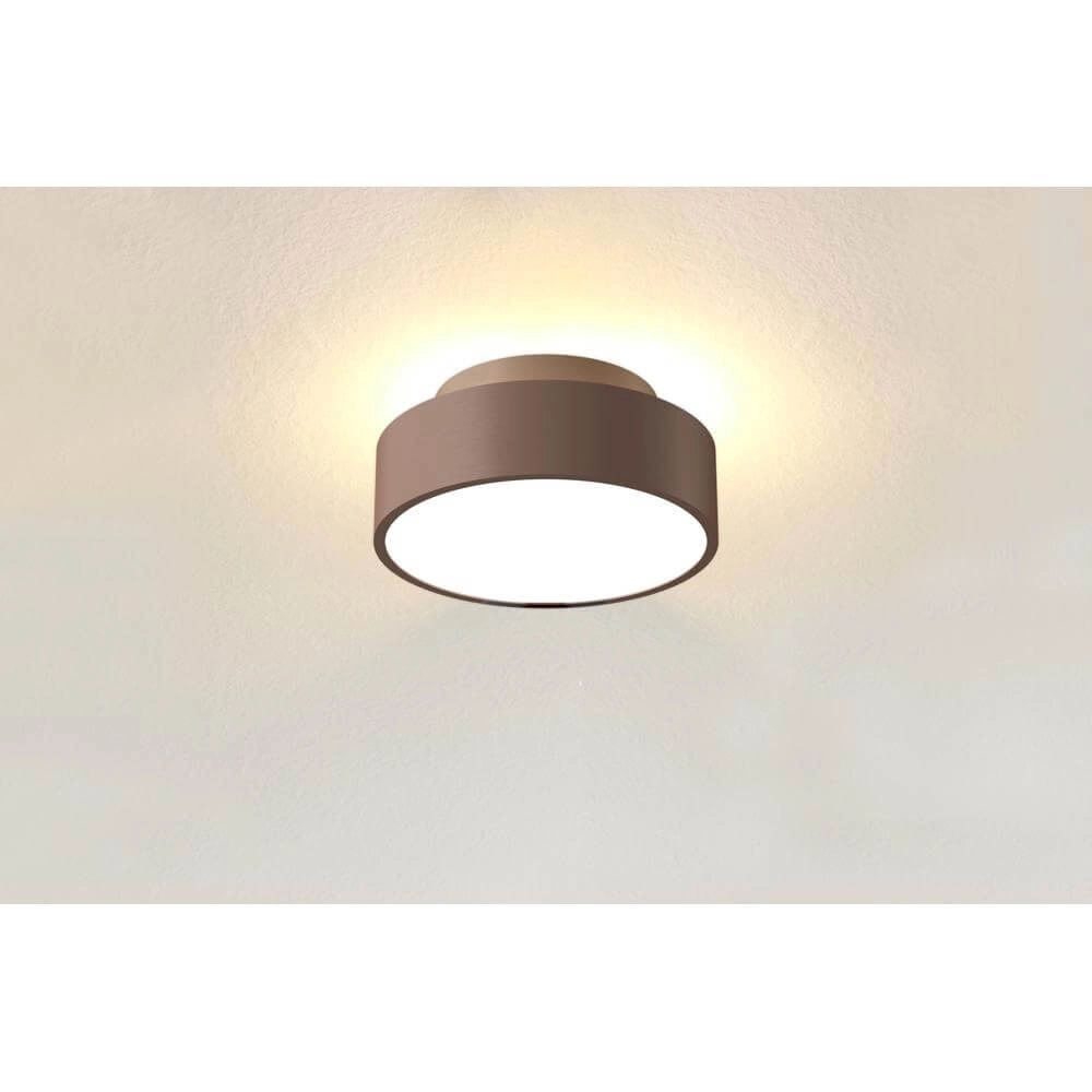 Ceiling lamp Chicago Ø 15cm brushed bronze Artdelight 8720701101302