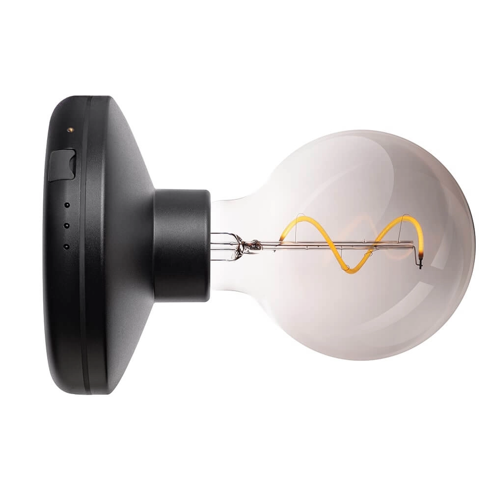Rechargeable wall lamp Bee Black Smoked Humble 7446023299213