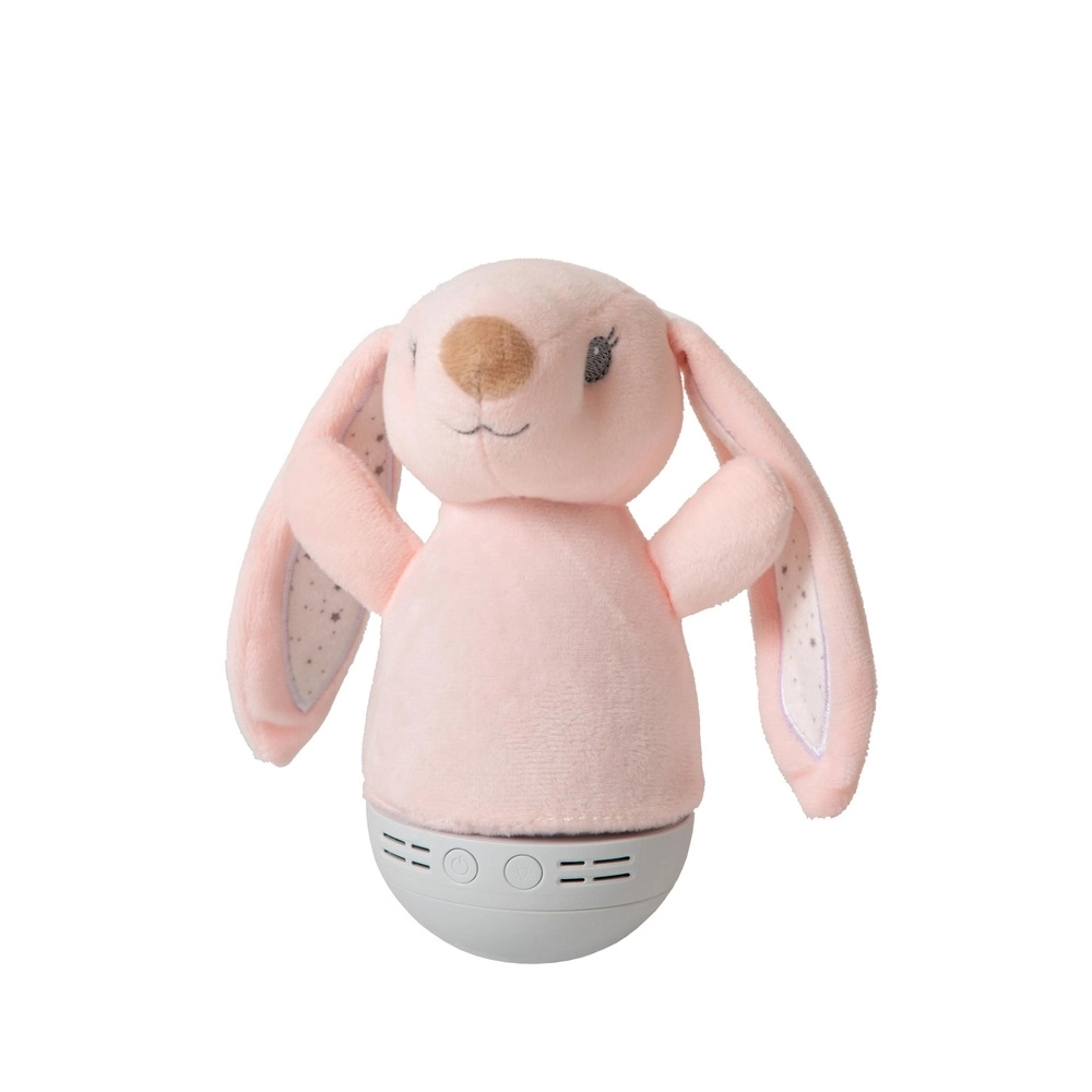 Night light Dolly on battery with music function - pink