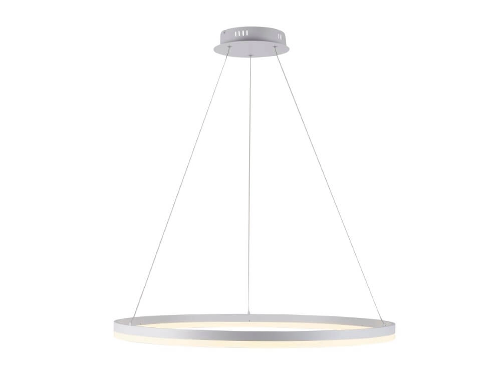 Modern pendant lamp Titus Ø 80cm white Paul Neuhaus 4012248365373