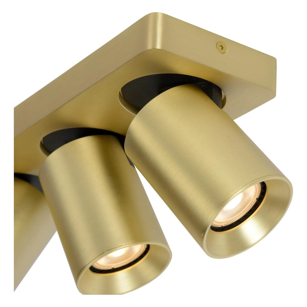 Ceiling spotlight Nigel 3-light gold Lucide 5411212092991