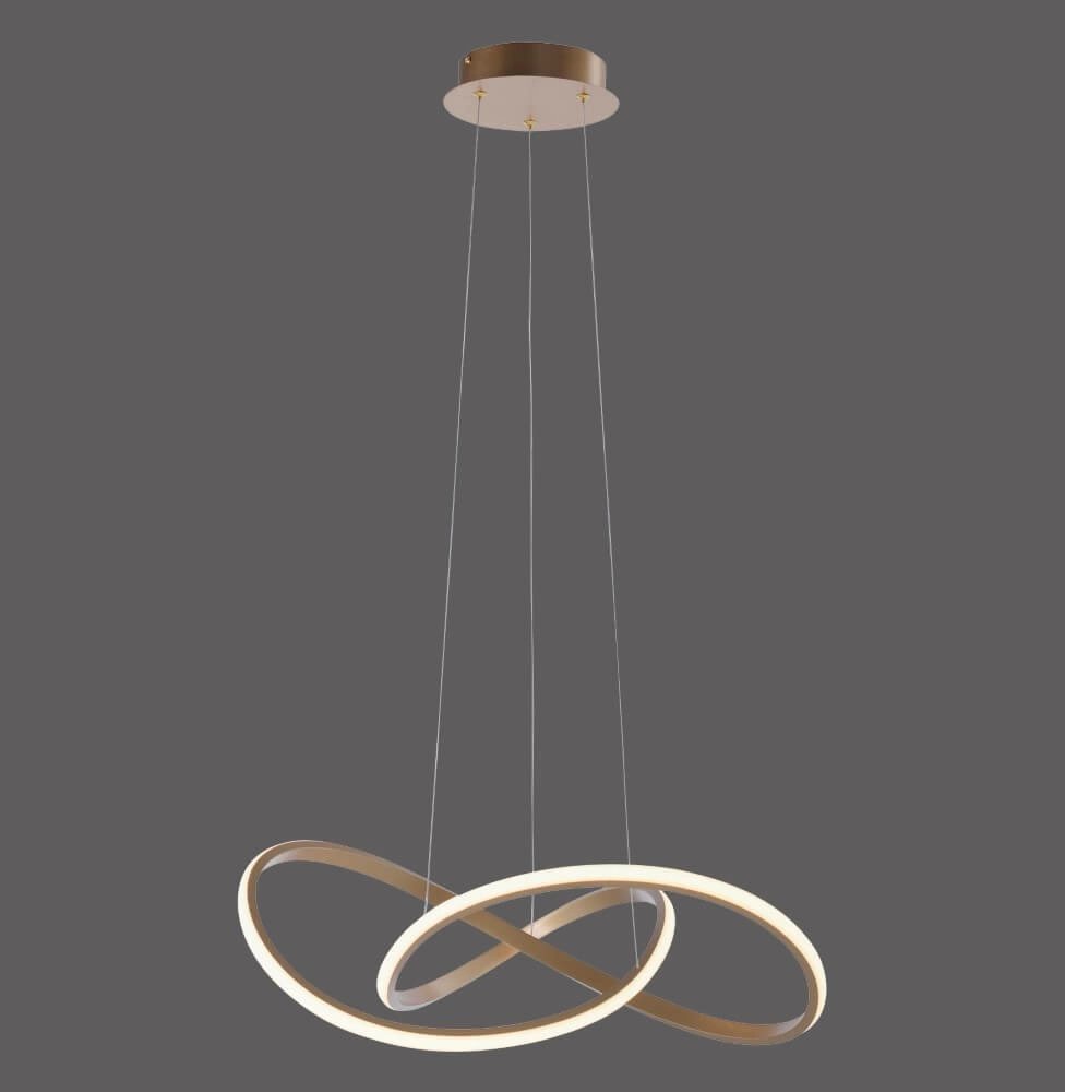Pendant lamp Maria brass Just Light 4043689985578
