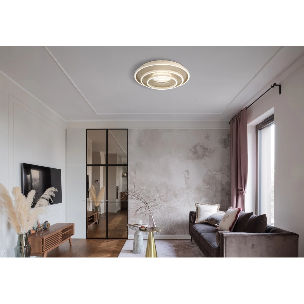 Design ceiling lamp Lawanda sand brown 51cm Globo 9007371589265