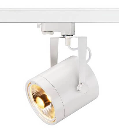 White rail Euro Spot 3-phase QPAR111 SLV 4024163110907