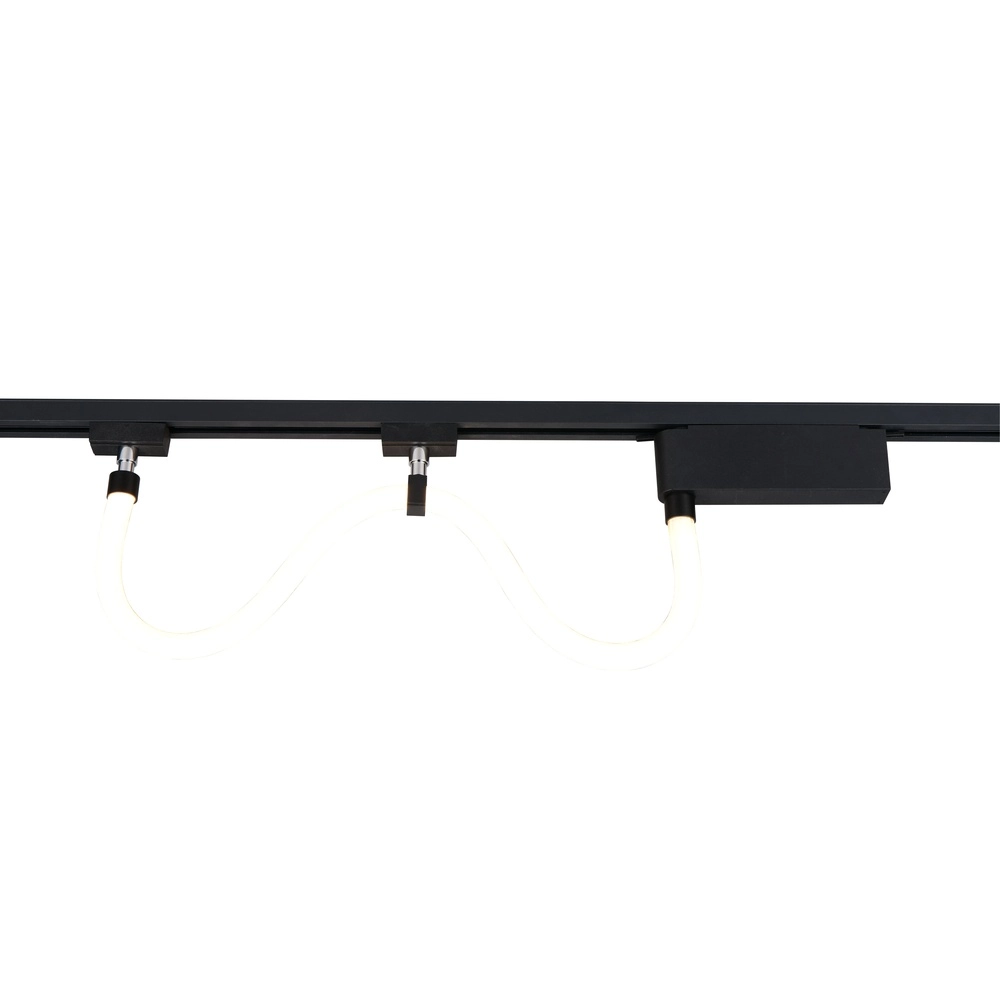 Rail lighting hose Tube black 92cm 2-phase Trio 4017807667400