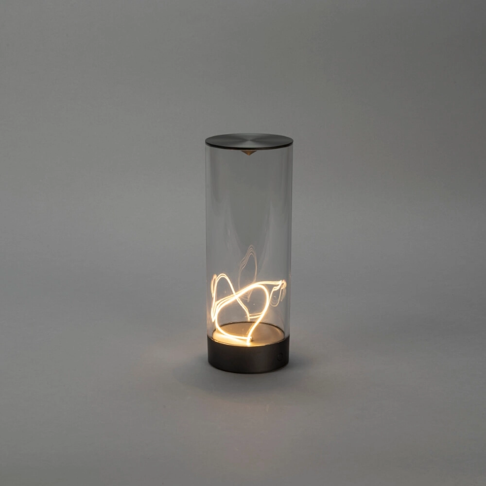 Rechargeable lamp Edison S anthracite KonstSmide 7318307846379