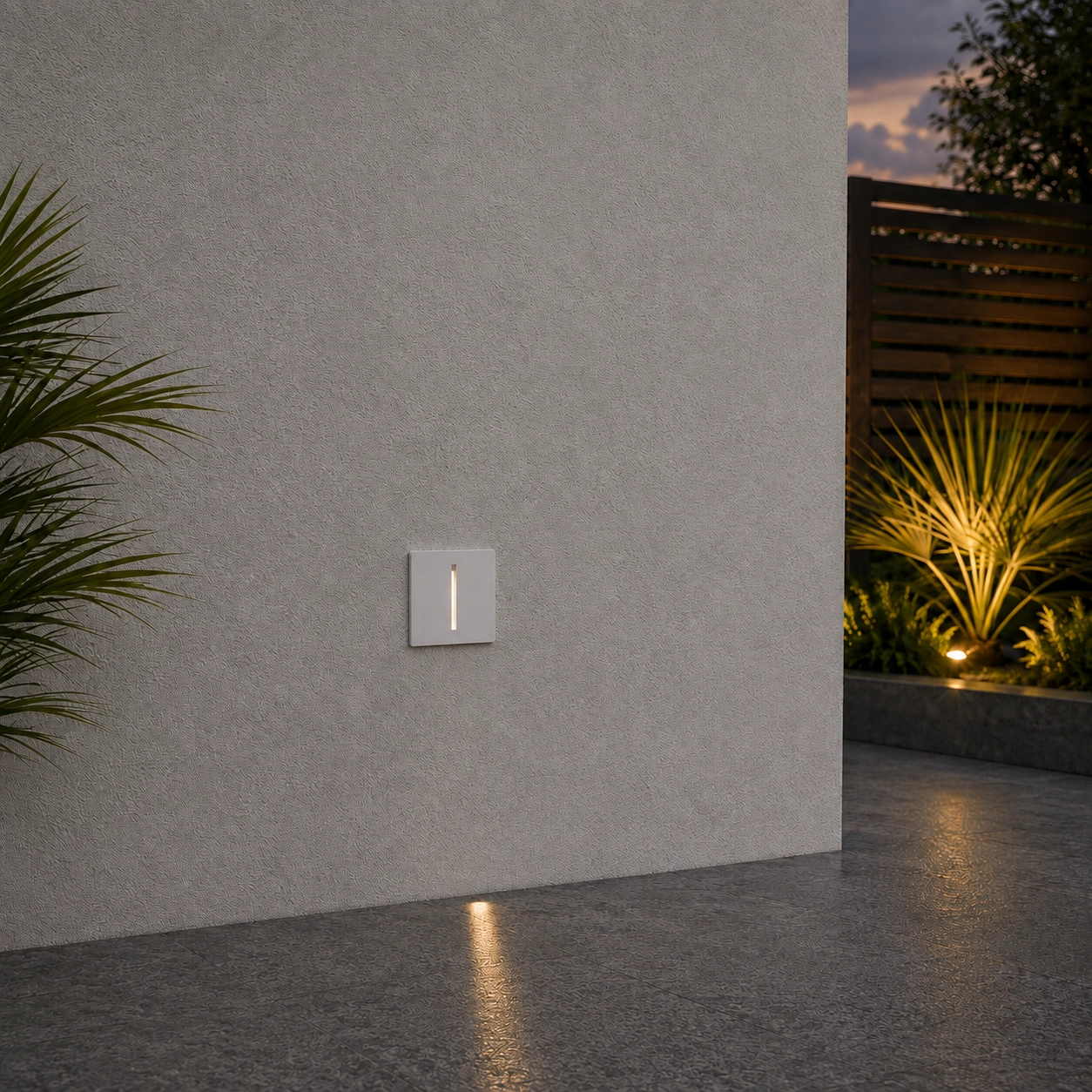 Recessed light Aizen square white