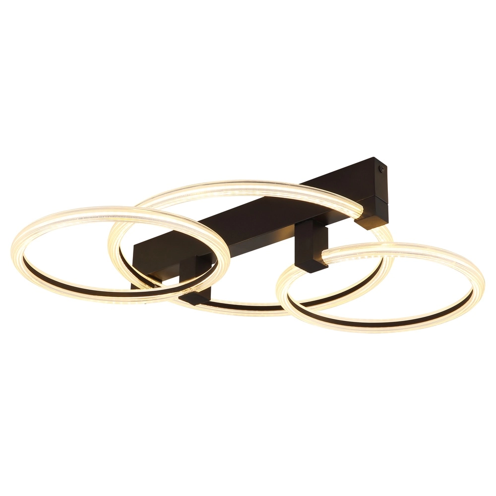 Ceiling lamp Fletcher Design black Globo 9007371592289