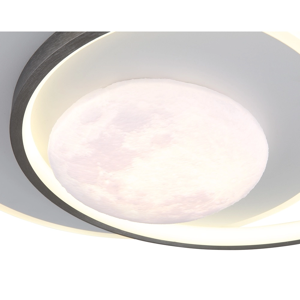 Design ceiling lamp Moon black and white Globo 9007371575749