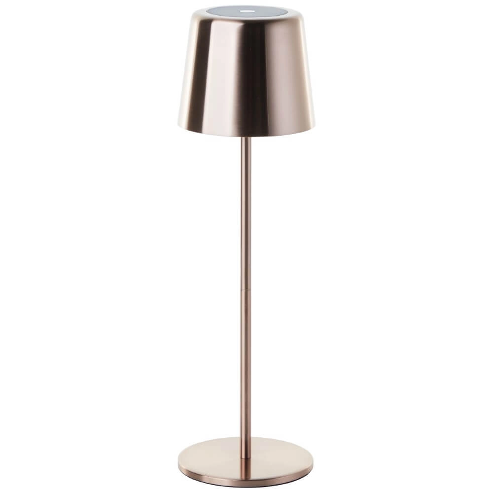 Rechargeable table lamp Xaana copper Brilliant 4004353441448