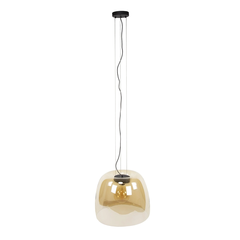 Glass pendant lamp Drift Ø 48cm - amber glass Lyora 8716803512719
