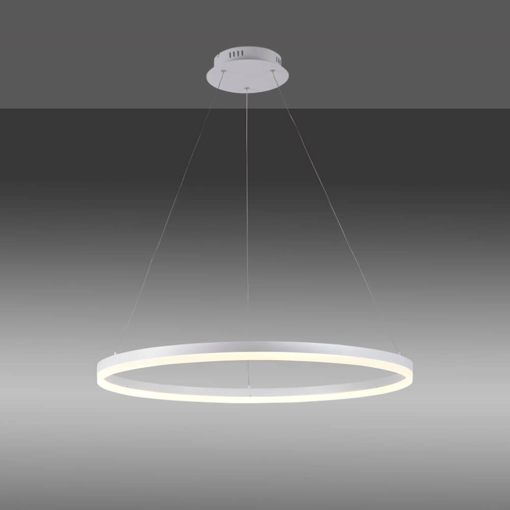 Modern pendant lamp Titus Ø 80cm white Paul Neuhaus 4012248365373