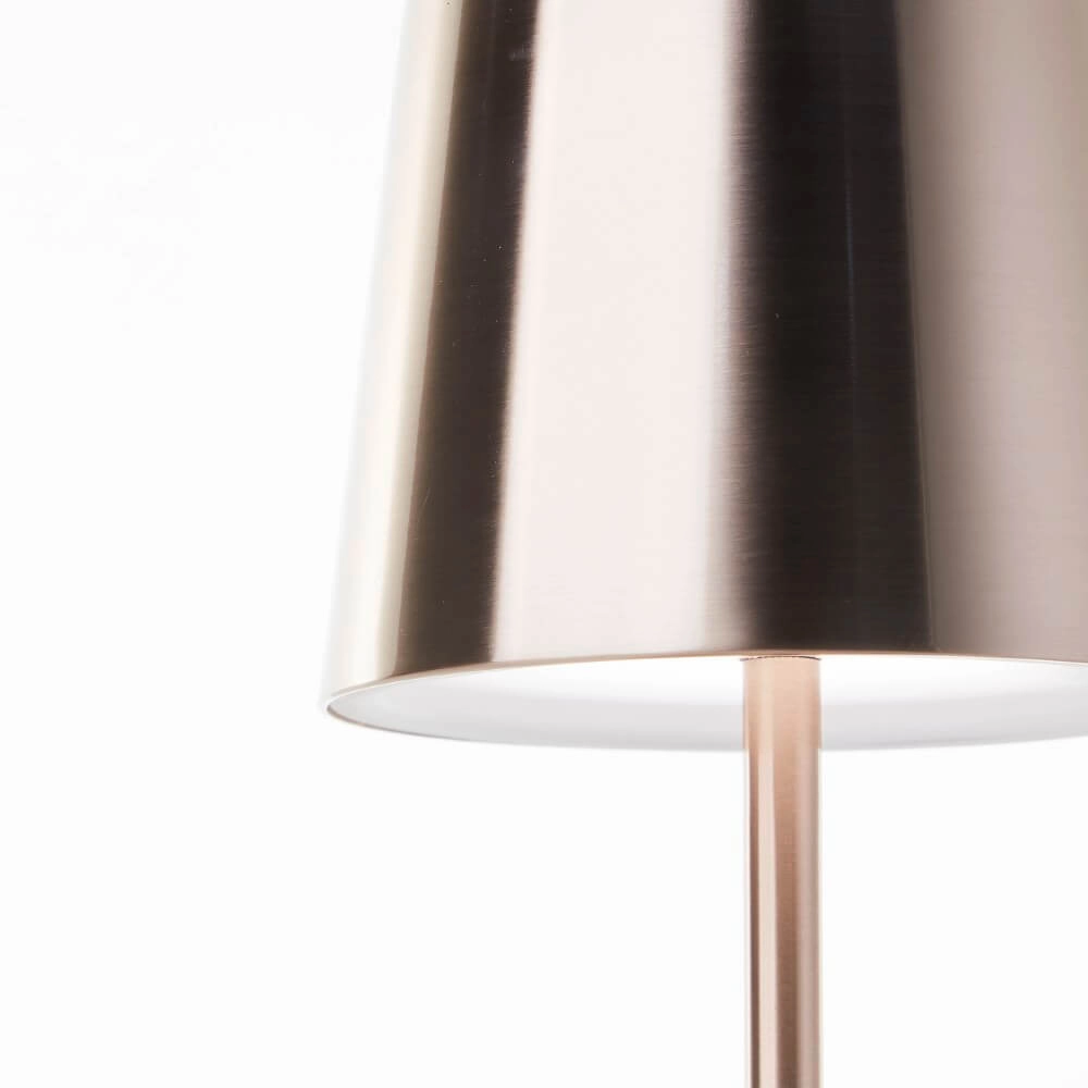 Rechargeable table lamp Xaana copper Brilliant 4004353441448