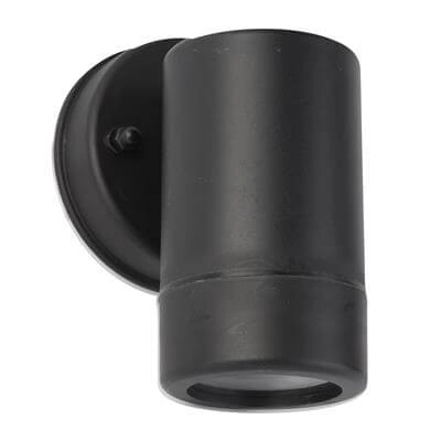 Plastic wall spotlight Coastal Downlight black Searchlight 5053423092621