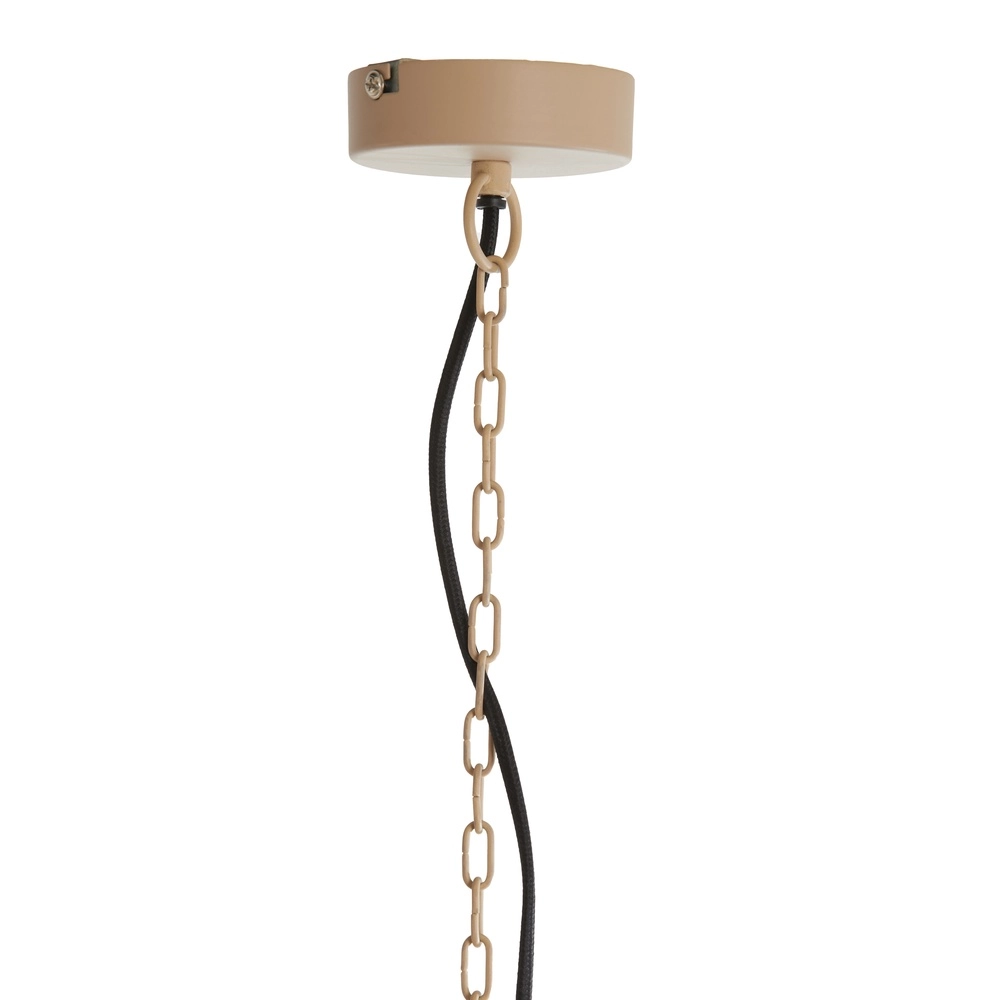 Metal net pendant lamp Nakisha Ø 31cm - sand Light & Living 8717807694999
