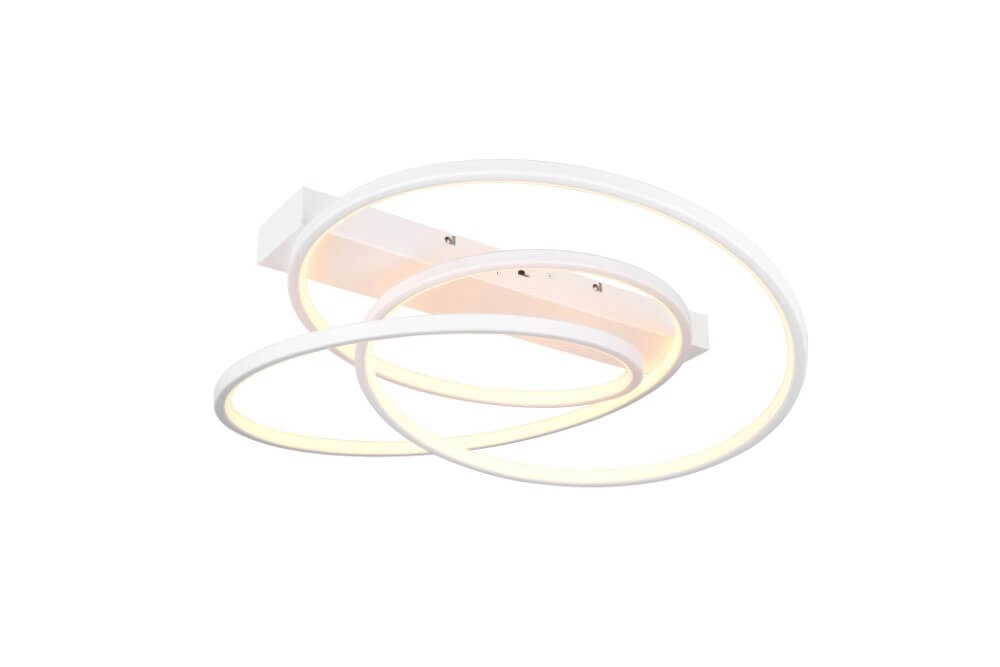 Bedroom ceiling lamp Darvin white - 65cm