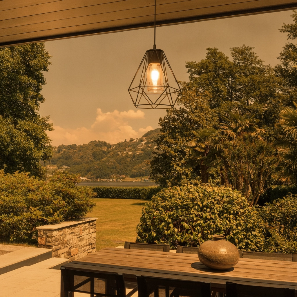 Pendant lamp Isidora black