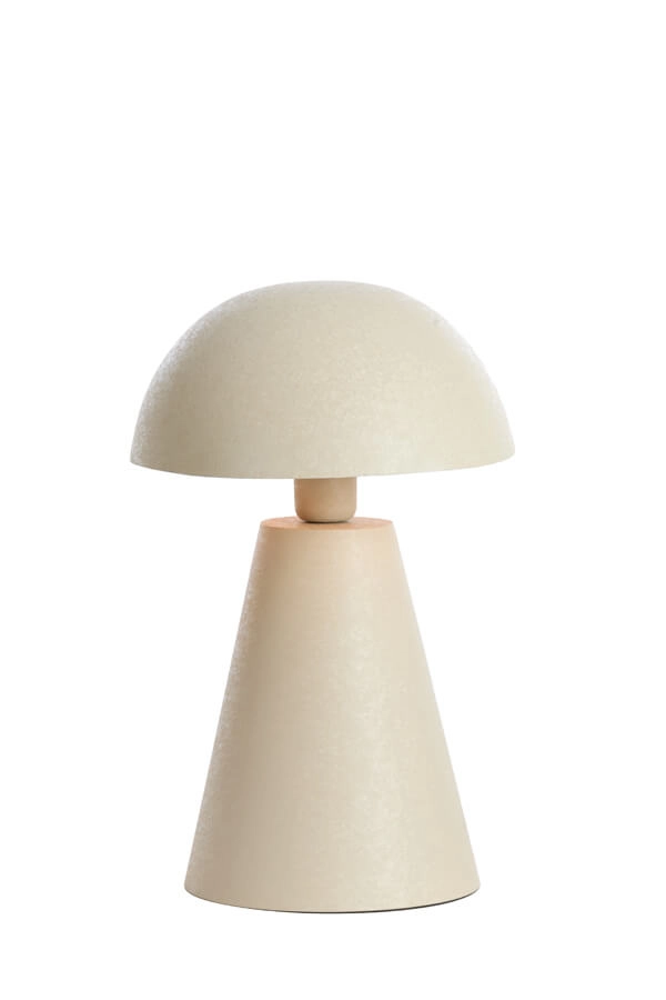 Design table lamp Surrina cream Ø 26cm