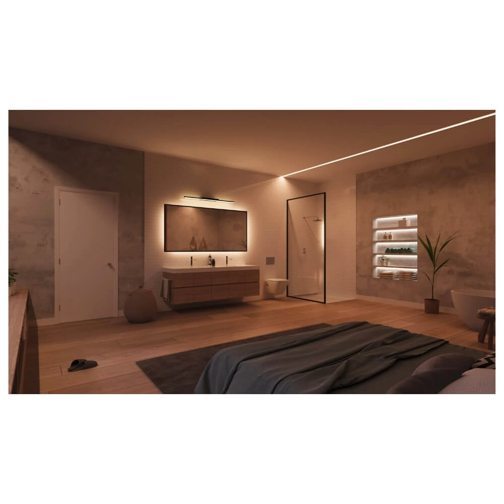 LED mirror lighting Glenos II black SLV 4024163236584