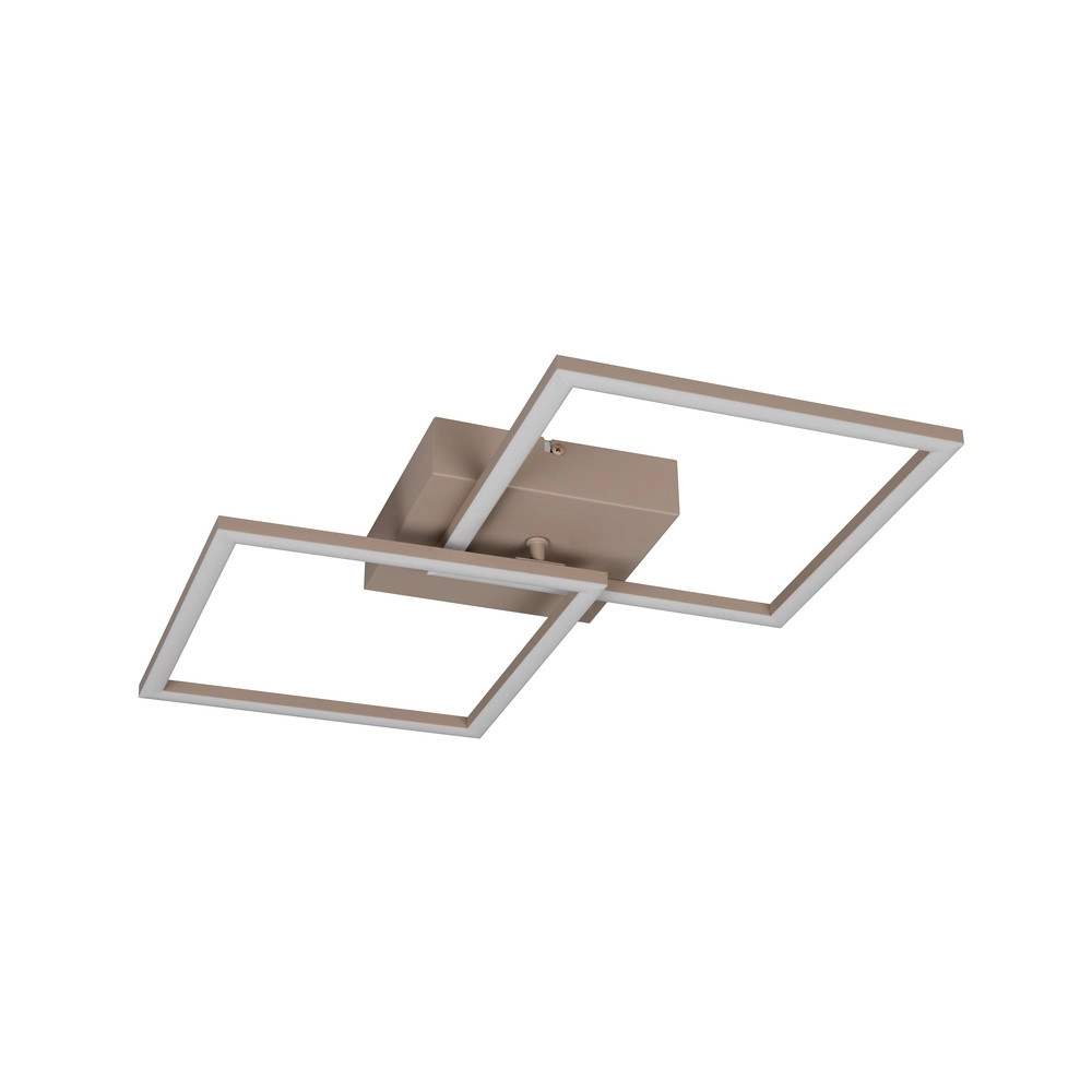 Modern ceiling lamp Trail 60cm sand brown
