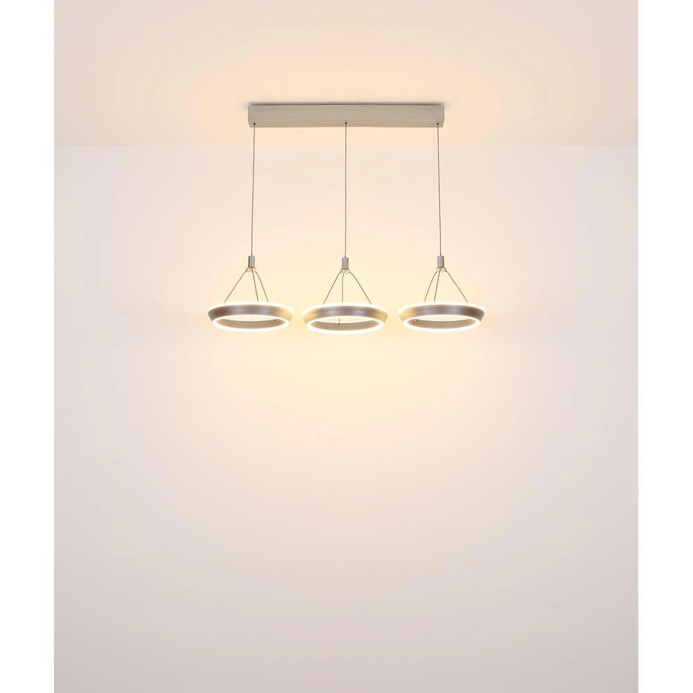 3-light pendant lamp Grenvix Design black Globo 9007371450770