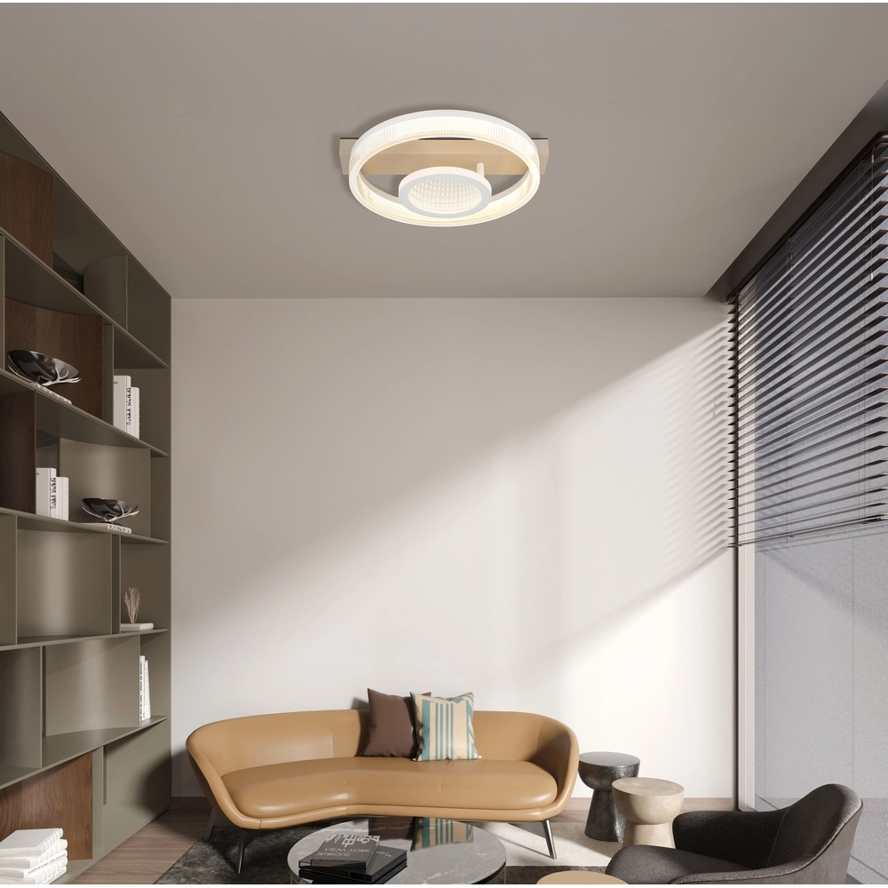 Modern ceiling lamp Zara sand brown 36cm Globo 9007371567072