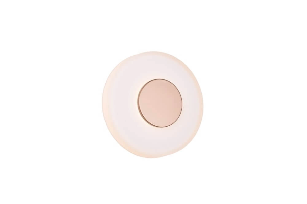 Led wall lamp Celeste with white glass