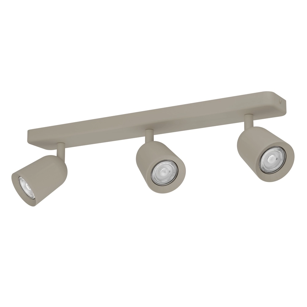 Sand brown ceiling lamp Camaldoli 3x GU10 - orientable