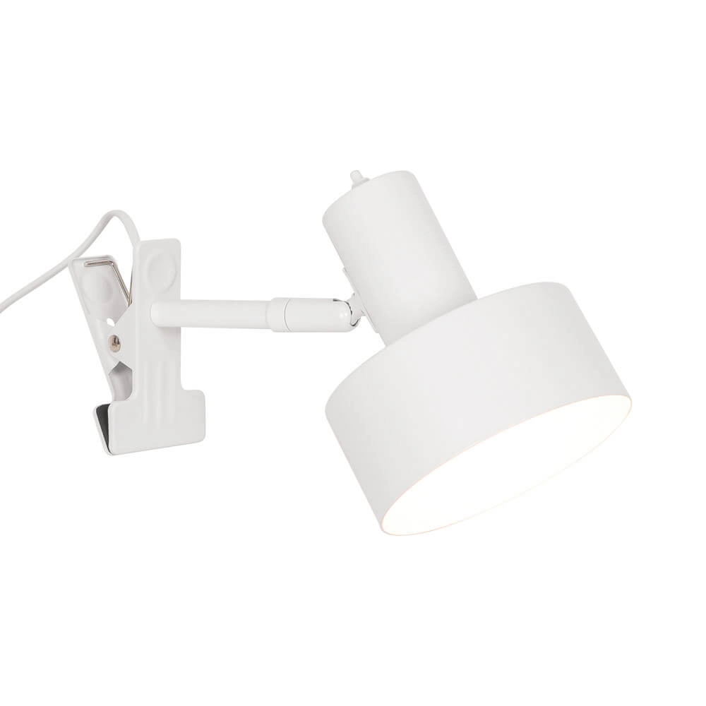 Design clamp lamp Matis white