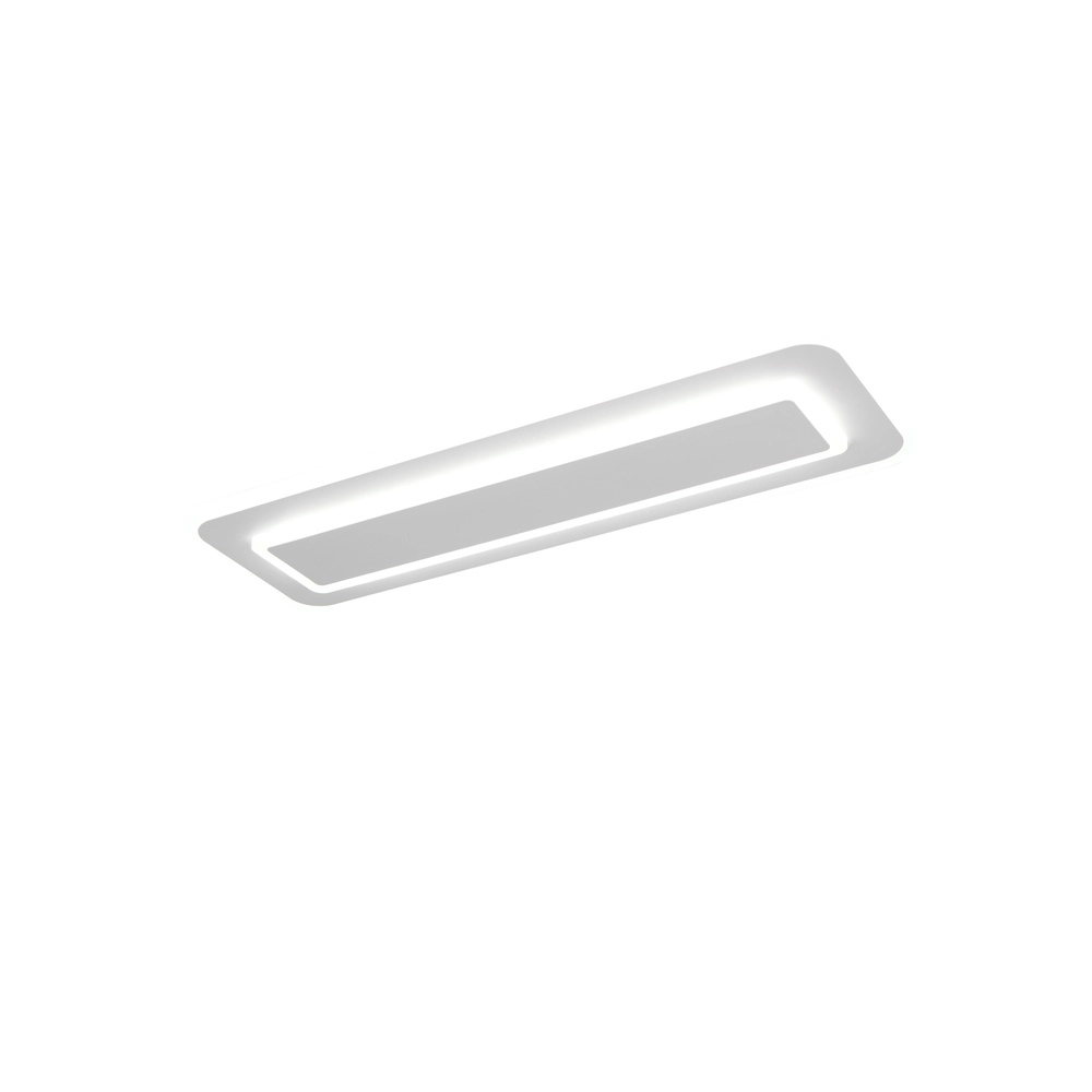 Modern ceiling lamp Riva white 60cm Trio 4017807682915