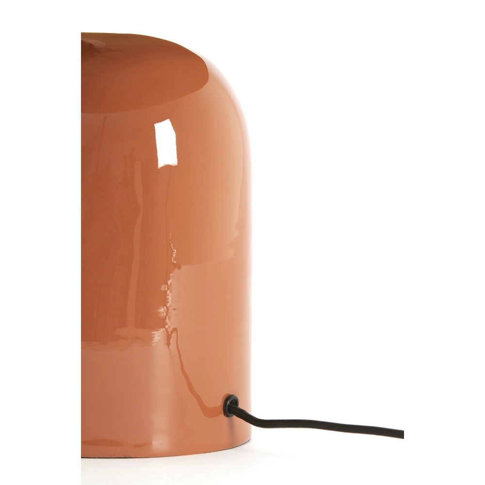 Table lamp Todd oval - gloss dark orange Light & Living 8717807818951