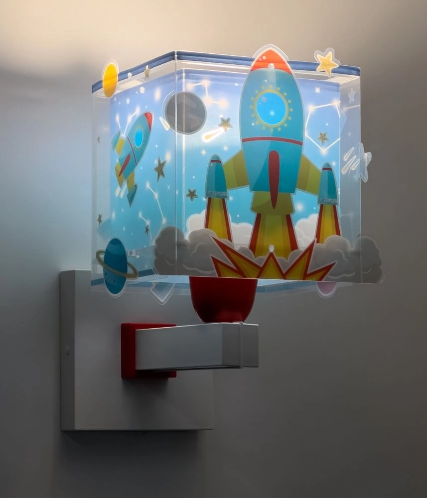 Wall lamp Rocket blue with white Dalber 8420406633596