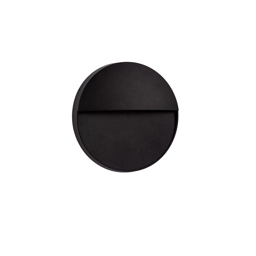 Round wall lamp Rodix black Lyora 5212017478894