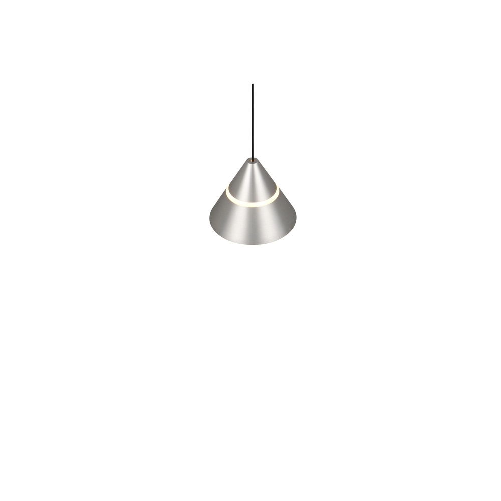 Design pendant lamp Romeo Single nickel Trio 4017807667745