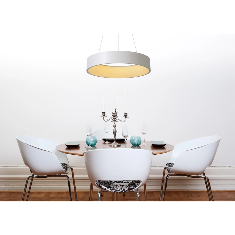 Pendant lamp Talowe Led Ø 60cm white Lucide 5411212460240