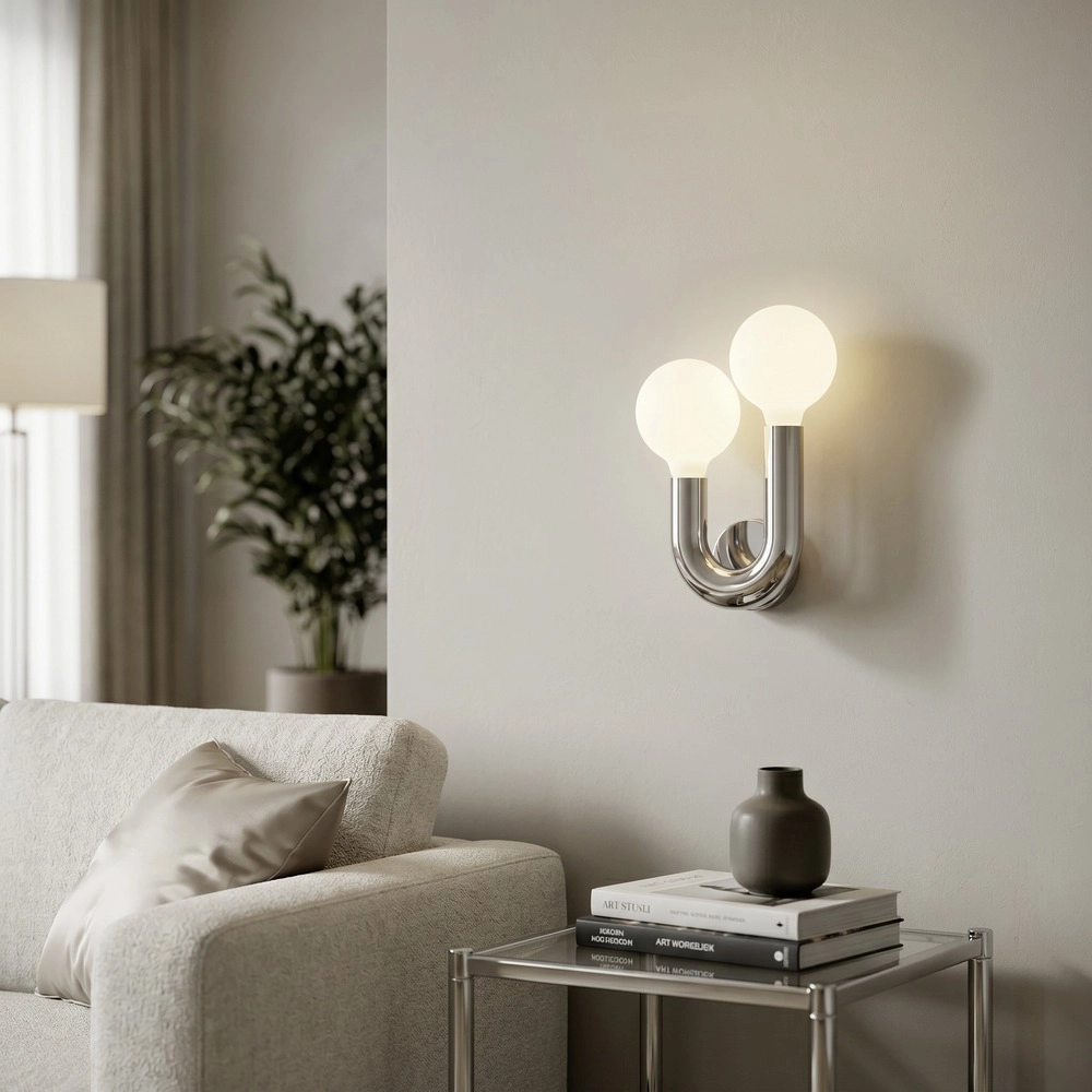 Design wall lamp Mellili chrome Eglo 9008606406685