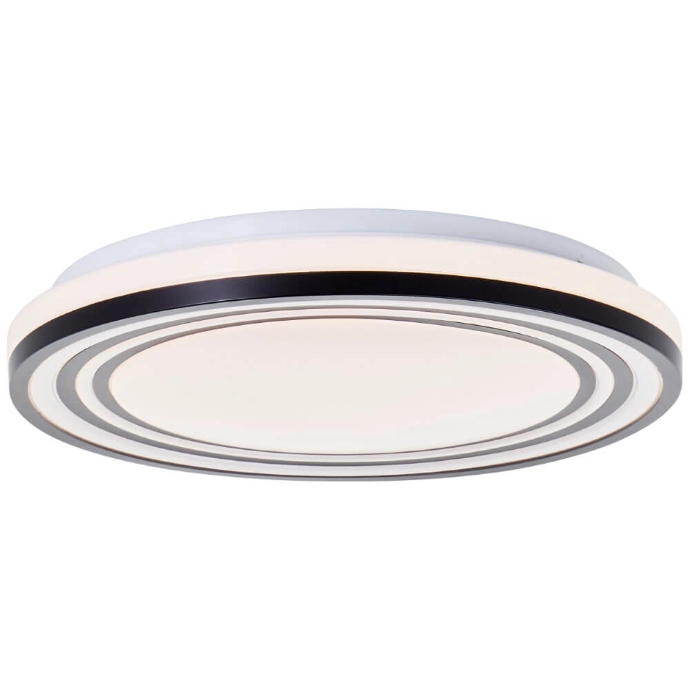 Black and white ceiling lamp Kobana Ø 34cm