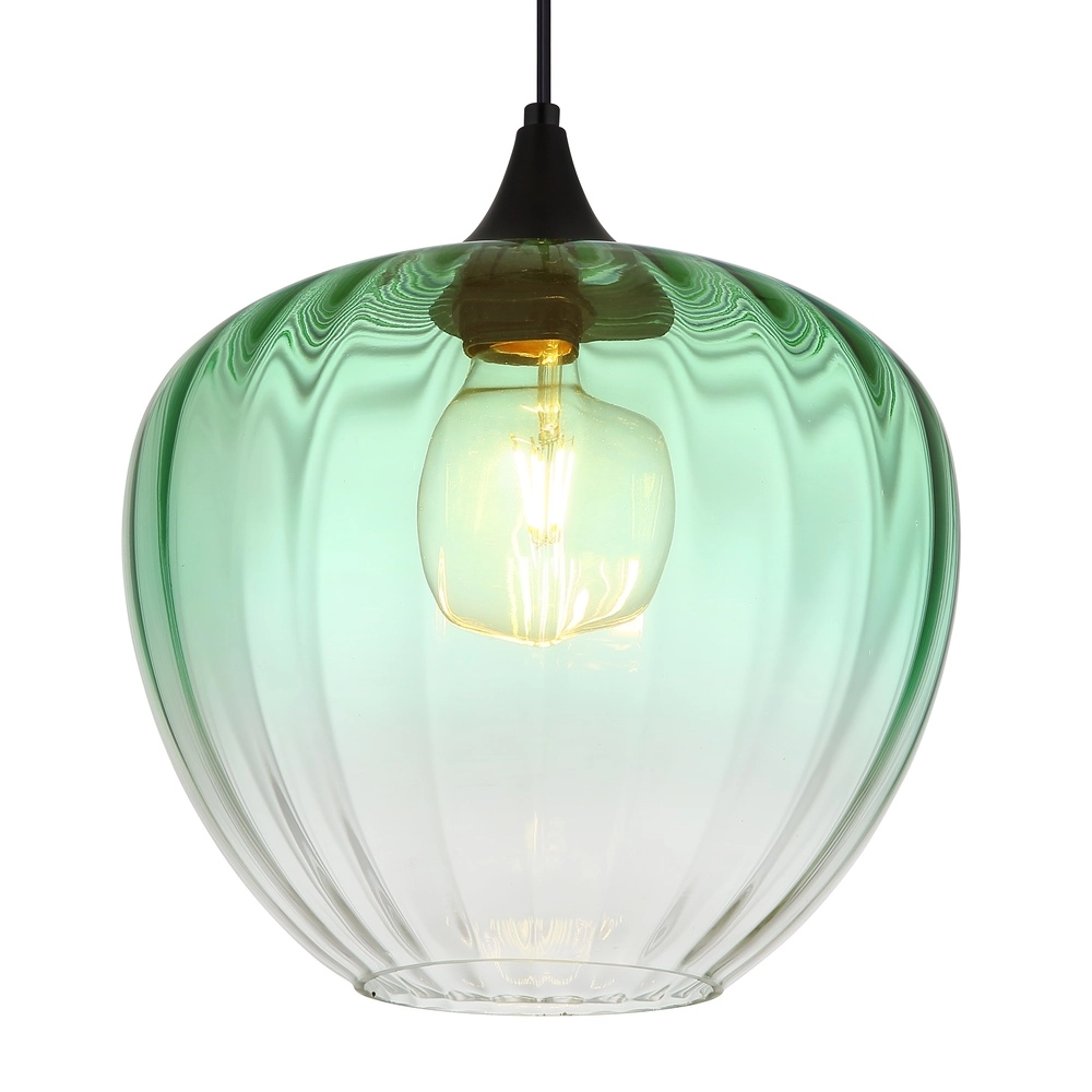 Pendant lamp Sander Green glass Globo 9007371509126